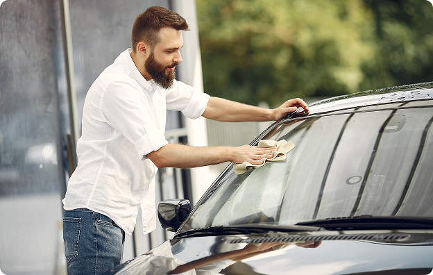 Technician carrying out repair work