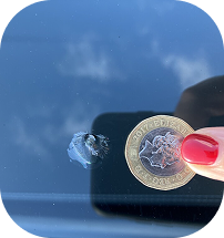 Smaller than a one pound coin